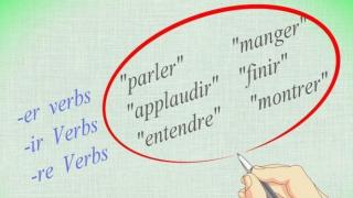Склонение французских глаголов онлайн